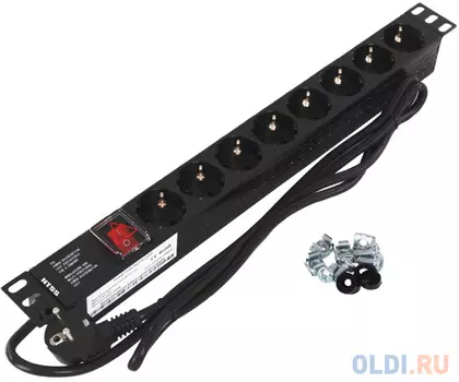 Блок распределения питания NTSS NTSS-PDU-DA2034 гор.размещ. 8x базовые 16A Schuko 2м