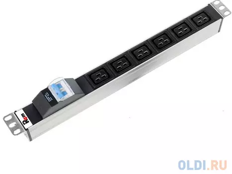 Блок розеток ЦМО Rem-16 R-16-6C19-A-440-K 6 розеток черный