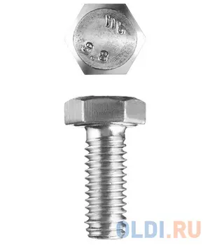 Болт ГОСТ 7798-70, M8 x 25 мм, 5 кг, кл. пр. 5.8, оцинкованный, ЗУБР