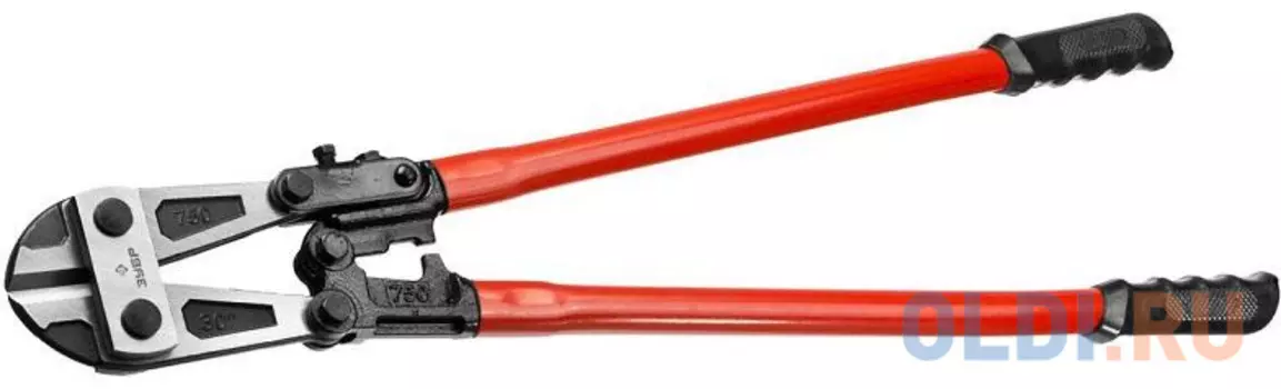 Болторез ЗУБР 23313-075 кованые губки из инструментальной стали, 750 мм