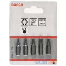 Bosch 2607001768 5 БИТ TORX10/15/20/25/30 25ММ XH