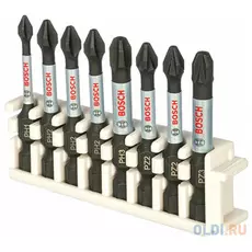 Bosch 2608522328 Ударные биты 50мм, PH1-PH2-PH3, PZ2-PZ3