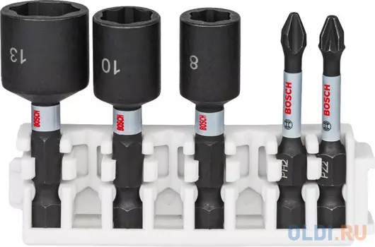 Bosch 2608522350 Торц.ключи 8-13мм, уд.биты 50мм,PH2,PZ2