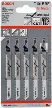 Bosch 2608634235 5 ЛОБЗИКОВЫХ ПИЛОК T 101 BRF, BIM