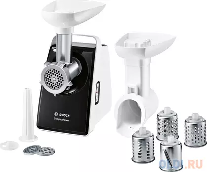 Электромясорубка Bosch CompactPower 500 W 500 Вт белый чёрный