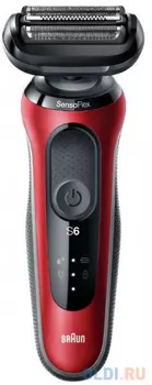 Бритва Braun 60-R1000s чёрный красный