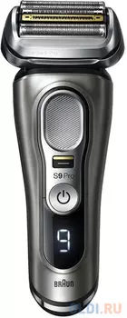 Бритва сетчатая Braun Series 9 pro 9485cc питан.:аккум. серебристый