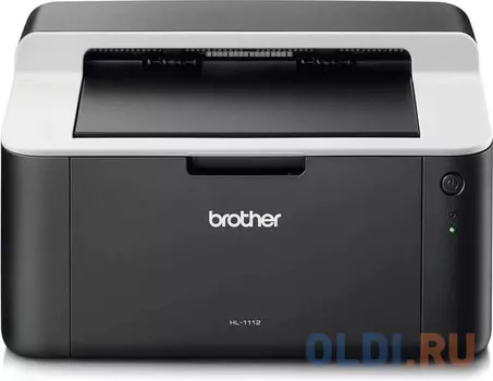 Brother HL-1112E, Принтер, ч/б лазерный, A4, 20 стр/мин, 1 Мб,USB, лоток 150 л., старт.картридж 1500 стр.