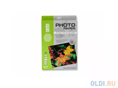 Бумага Cactus CS-MA4170100 А4 170г/кв.м матовая 100л