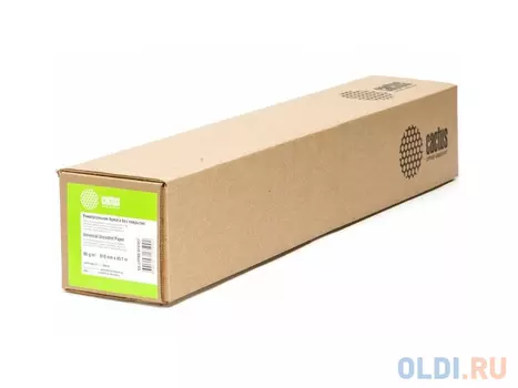 Бумага для плоттера Cactus CS-LFP90-610457 24" 610мм х 45.7м 90г/м2 без покрытия втулка 50.8мм