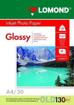 Бумага LOMOND (0102017) Photo Глянцевая, 1стор.
