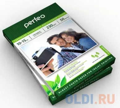 Бумага Perfeo 10х15 230г/м2 глянцевая 50л PF-GLR4-230/50