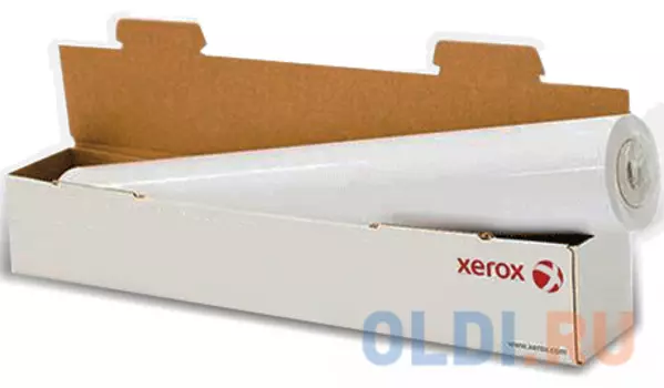 Бумага XEROX для инженерных работ 75гр., A2+, (0.440x175 м.), (приклеена), Грузить кратно 4 рул.