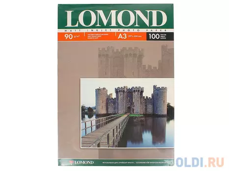 Бумана Lomond A3 90Г/м2 100л матовая (0102011)