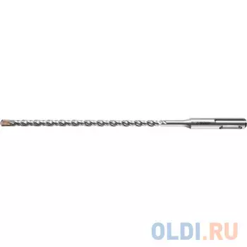 Бур по бетону SDS-Plus ЗУБР "МАСТЕР", 2 резца, спираль 4С, 6х210мм