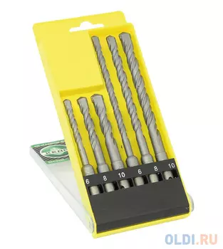 БУРЫ ДЛЯ ПЕРФОРАТОРА SDS+ НАБОР 6 ШТ. (30/60) "КЕДР" 064-0305