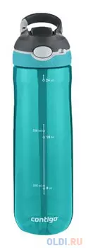Бутылка Contigo Ashland 0.72л голубой пластик (2094866)