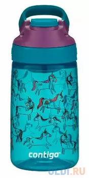 Бутылка Contigo Gizmo Sip 0.42л синий пластик (2136791)