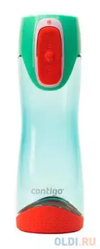 Бутылка Contigo Swish 0.5л бирюзовый/красный тритан (2095119)