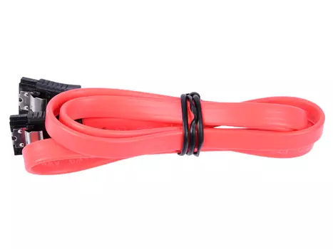 Cablexpert Кабель интерфейсный SATAIII, 80см, 7pin/7pin, защелка, пакет (CC-SATAM-DATA-0.8M)