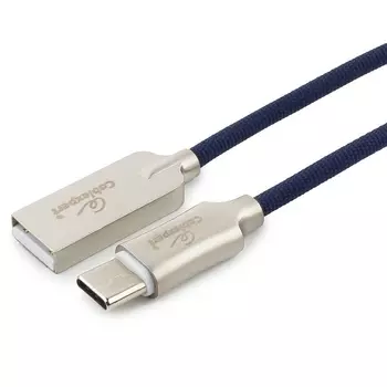 Cablexpert Кабель USB 2.0 CC-P-USBC02Bl-1.8M AM/Type-C, серия Platinum, длина 1.8м, синий, блистер