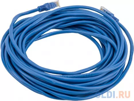 Cablexpert Патч-корд медный UTP PP10-10M/B кат.5, 10м, литой, многожильный (синий)