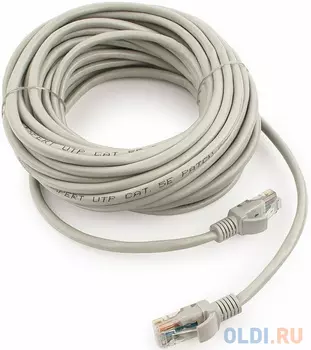 Cablexpert Патч-корд медный UTP PP10-10M кат.5, 10м, литой, многожильный (серый)