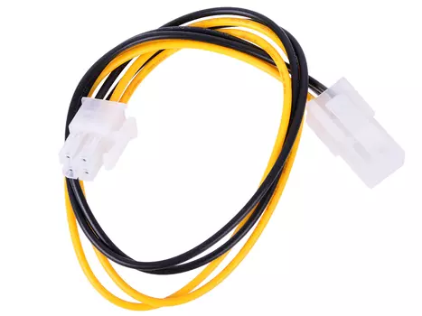 Cablexpert Удлинитель питания, ATX 4-Pin M/F, длина 0,3м (CC-PSU-7)