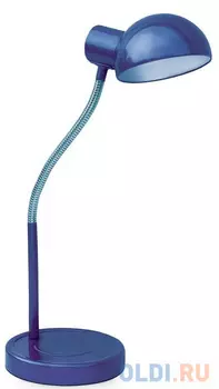 Camelion KD-306 С06 синий (Светильник настольный, 220V, 40W, E27)
