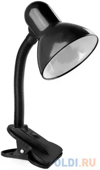 Camelion KD-320 C02 черный (Светильник настольный с прищепкой 230В, 60Вт, E27, ЛОН)