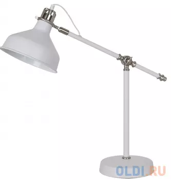 Camelion KD-425 С71 Белый + хром (Светильник настольный Amsterdam, 1х E27, 40Вт, 230В, металл)