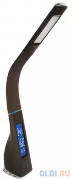 Camelion KD-817 C10 коричневый LED (Свет-к наст.,6 Вт,230В, сенс.,часы, термометр)