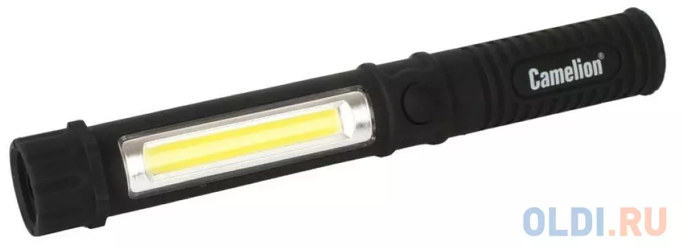 Camelion LED51521 (фонарь-ручка, COB LED+1W LED, 3XR03, пластик, магнит, клипса, блистер)
