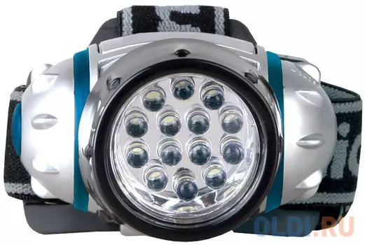 Camelion LED5312-14F4 (фонарь налобн, металлик, 14LED, 4 реж, 3XR03 в компл, пласт, блист)