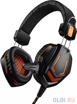 CANYON Gaming headset 3.5mm jack with microphone and volume control, with 2in1 3.5mm adapter, cable 2M, Black, 0.36kg