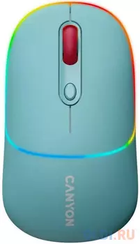 CANYON MW-22, 2 in 1 Wireless optical mouse with 4 buttons,Silent switch for right/left keys,DPI 800/1200/1600, 2 mode(BT/ 2.4GHz), 650mAh Li-poly ba