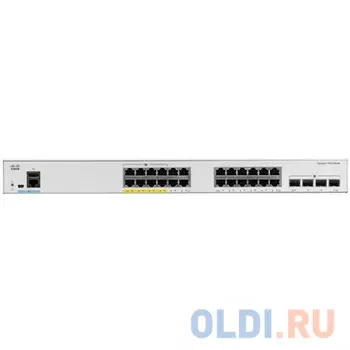 Catalyst 1000 24x 10/100/1000 RJ-45 PoE+, 4x 1Gb SFP uplinks, PoE+ 370W, C1000-24FP-4G-L