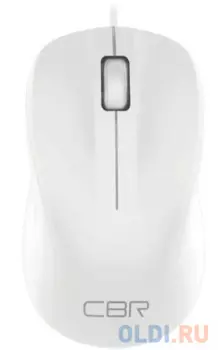 Мышь проводная CBR CM 131c белый USB