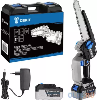 Цепная пила аккумуляторная DEKO DKCHS 20V