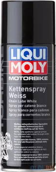 Цепная смазка для мотоциклов LiquiMoly Motorbike Kettenspray weiss (белая) 1591