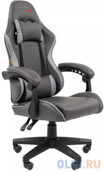 Chairman game CH28 экокожа, черно-серый