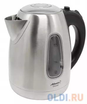 Чайник электрический ATLANTA ATH-2426 2200 Вт чёрный 1.7 л металл/пластик