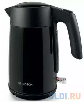 Чайник электрический Bosch TWK7L463 2400 Вт чёрный 1.7 л нержавеющая сталь