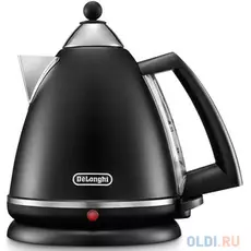 Чайник электрический DeLonghi KBX 2016 BK1 2000 Вт чёрный 1.7 л нержавеющая сталь