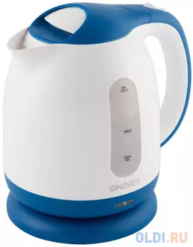 Чайник электрический Energy E-293 2200 Вт белый голубой 1.7 л пластик