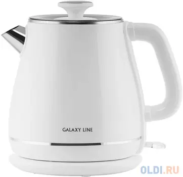 Чайник электрический Galaxy Line GL 0331 1.8л. 2200Вт белый корпус: пластик (ГЛ0331ЛБЕЛ)