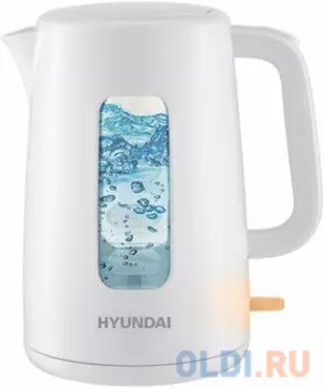 Чайник электрический Hyundai HYK-P3501 2.5л. 2200Вт белый корпус: пластик
