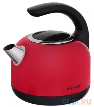 Чайник электрический Hyundai HYK-S4503 1.7л. 2200Вт красный/черный (корпус: нержавеющая сталь/пластик)