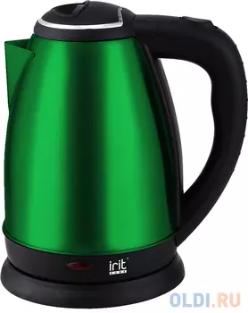 Чайник электрический Irit IR-1339 1500 Вт зелёный 2 л нержавеющая сталь
