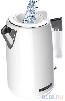 Чайник электрический Polaris PWK 1746CA WATER WAY PRO 2200 Вт белый 1.7 л нержавеющая сталь